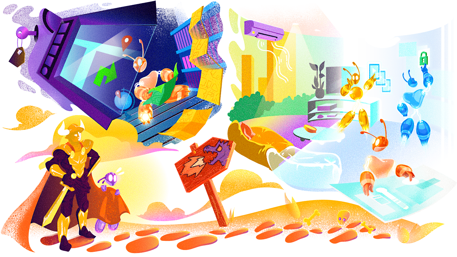 Digital twins illustration